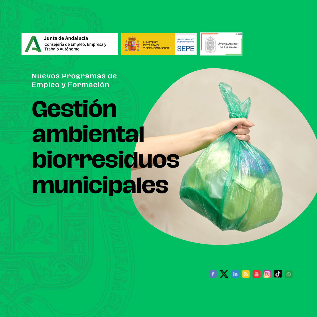 ©Ayto.Granada: banner Gestión ambiental biorresiduos municipales